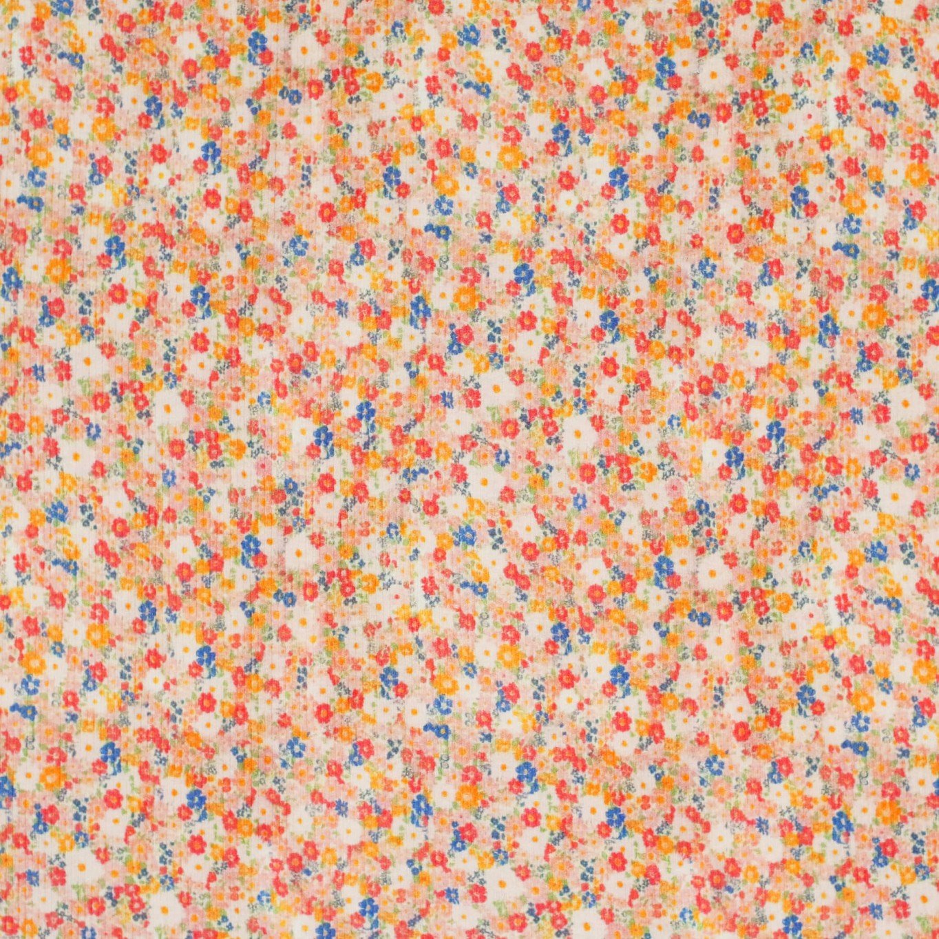 Timeless Flowers - Rib Jersey