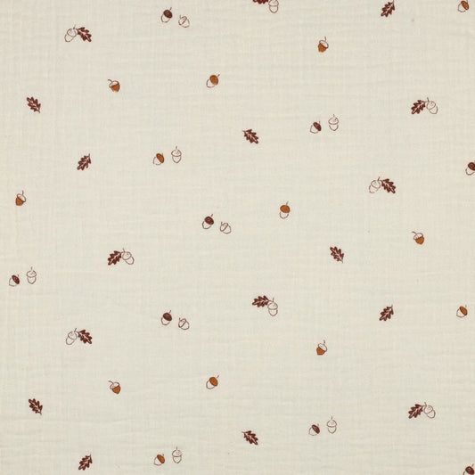 Musselin Acorns natur