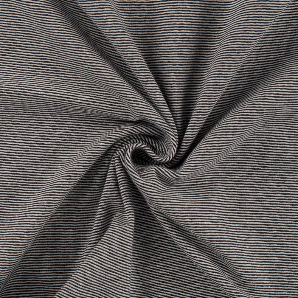 Jersey gestreift 1mm schwarz/weiß