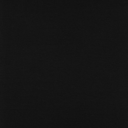 geripptes Bündchen schwarz