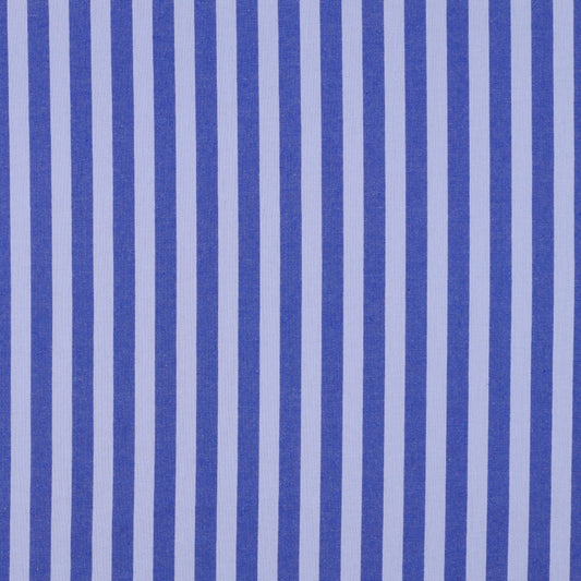 Baumwolle GARNGEFÄRBTE STREIFEN - blau