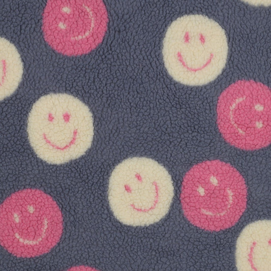 Teddy Smiley blau/rosa