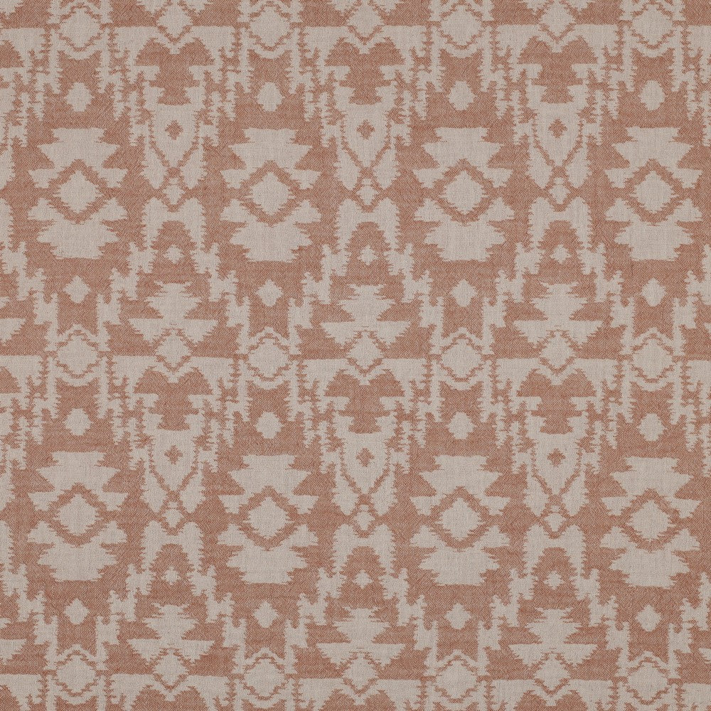 Musselin Jacquard Aztec - COGNAC