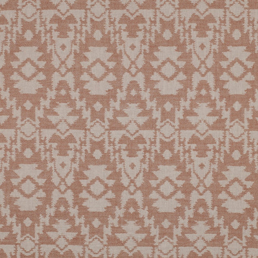 Musselin Jacquard Aztec - COGNAC