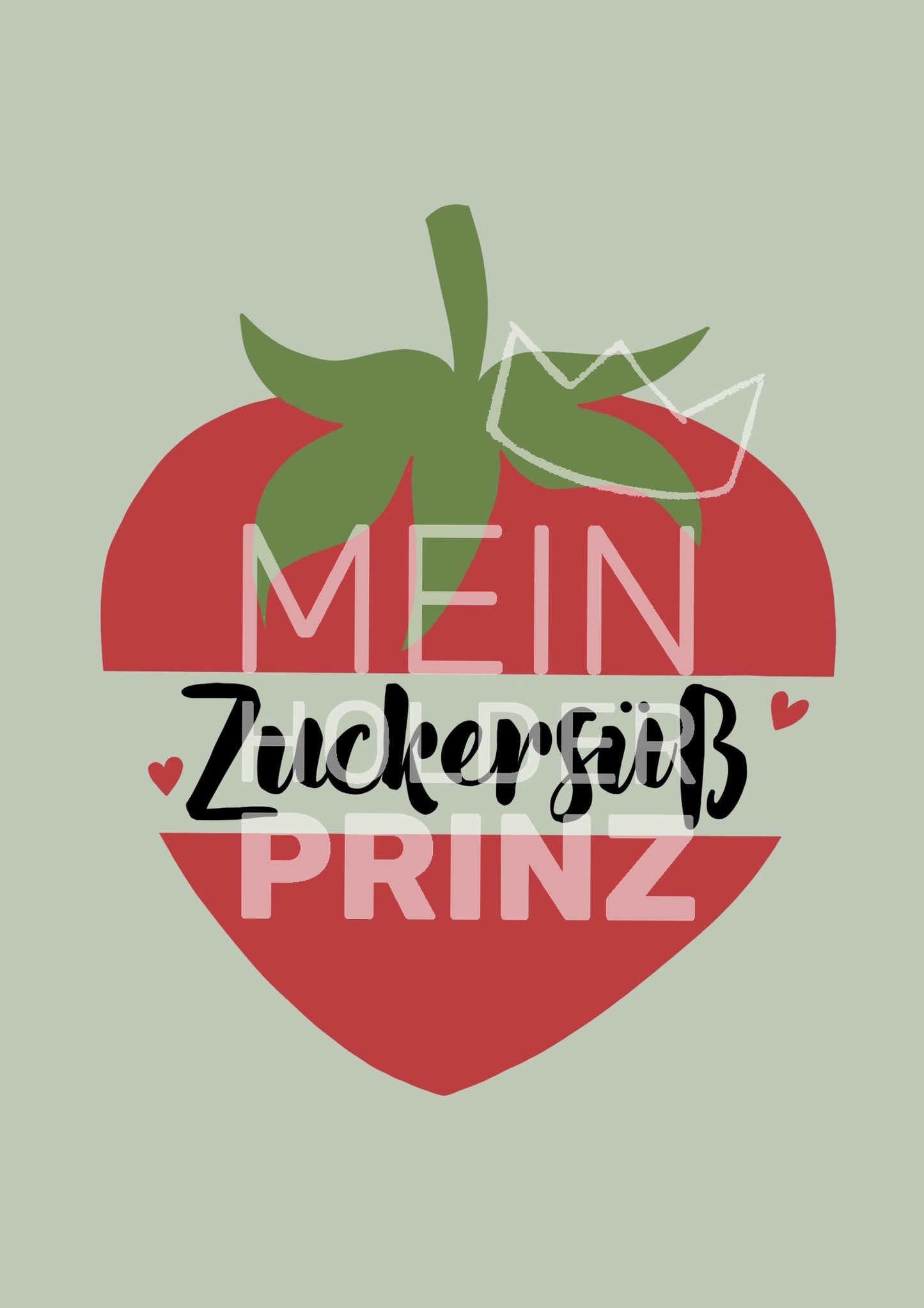 Plotterdatei - Erdbeere "zuckersüß"