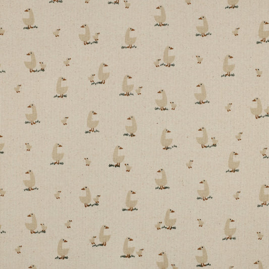 Gänse Familie natural - Rib Jersey