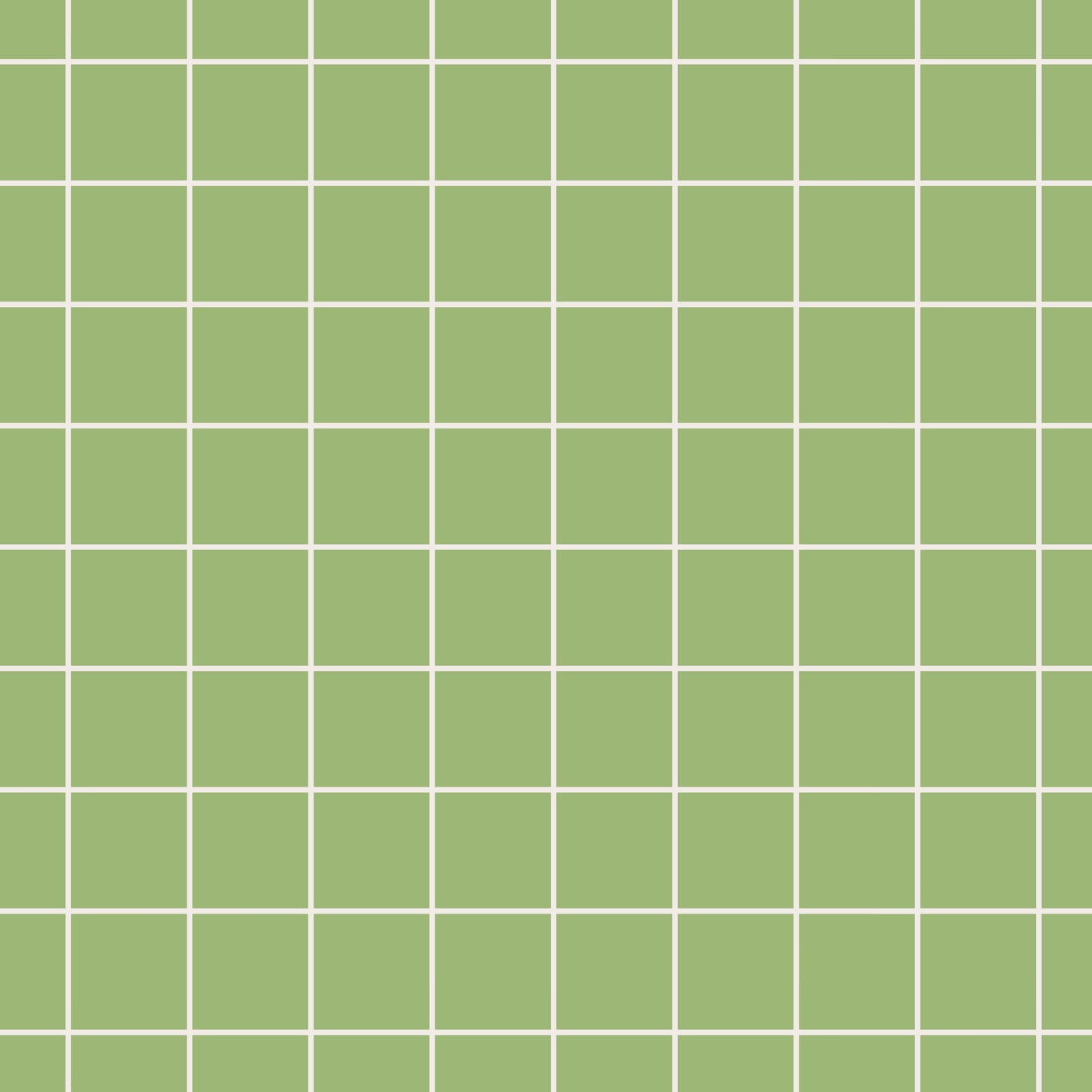 Grid grün - French Terry