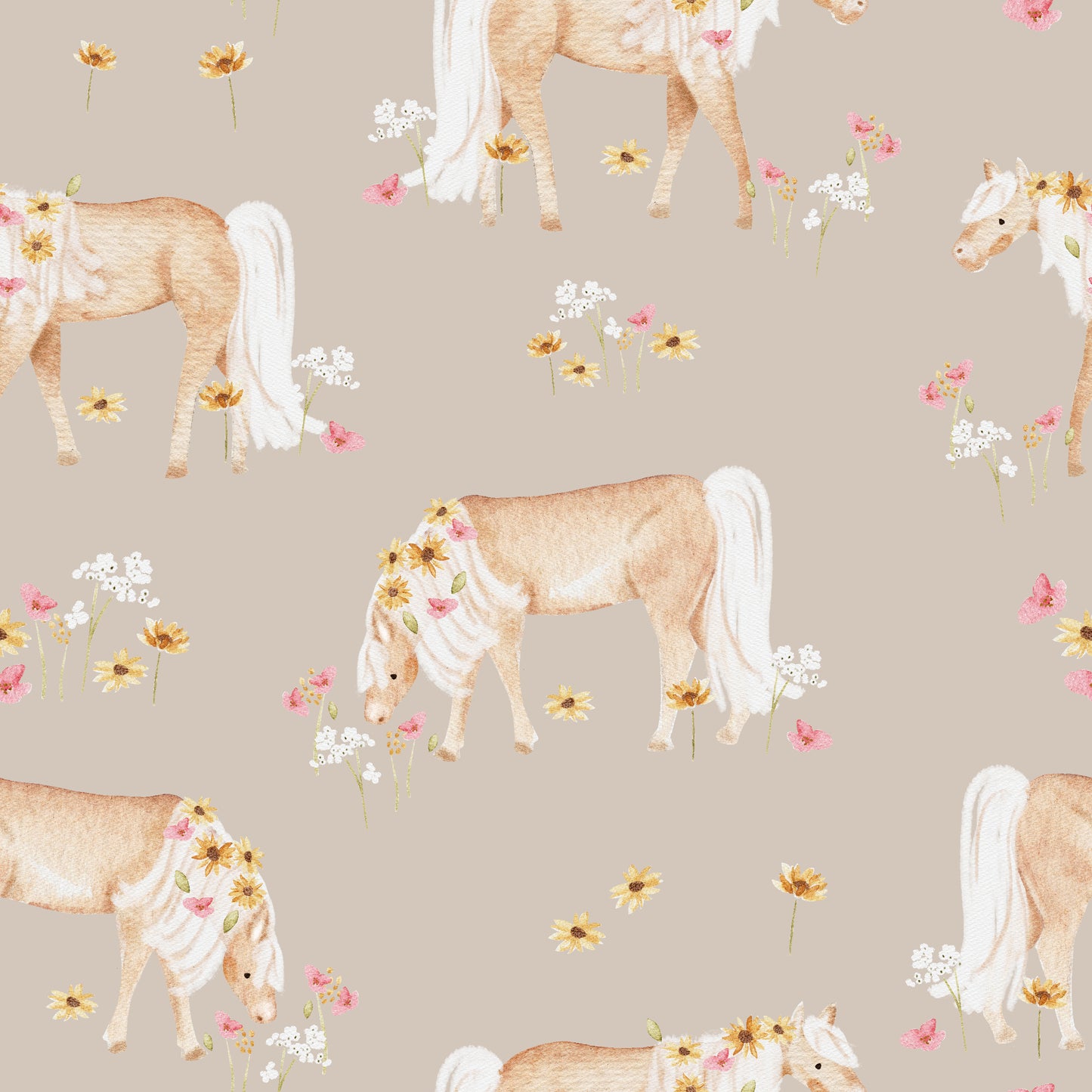 Haflinger Pferd beige - Jersey