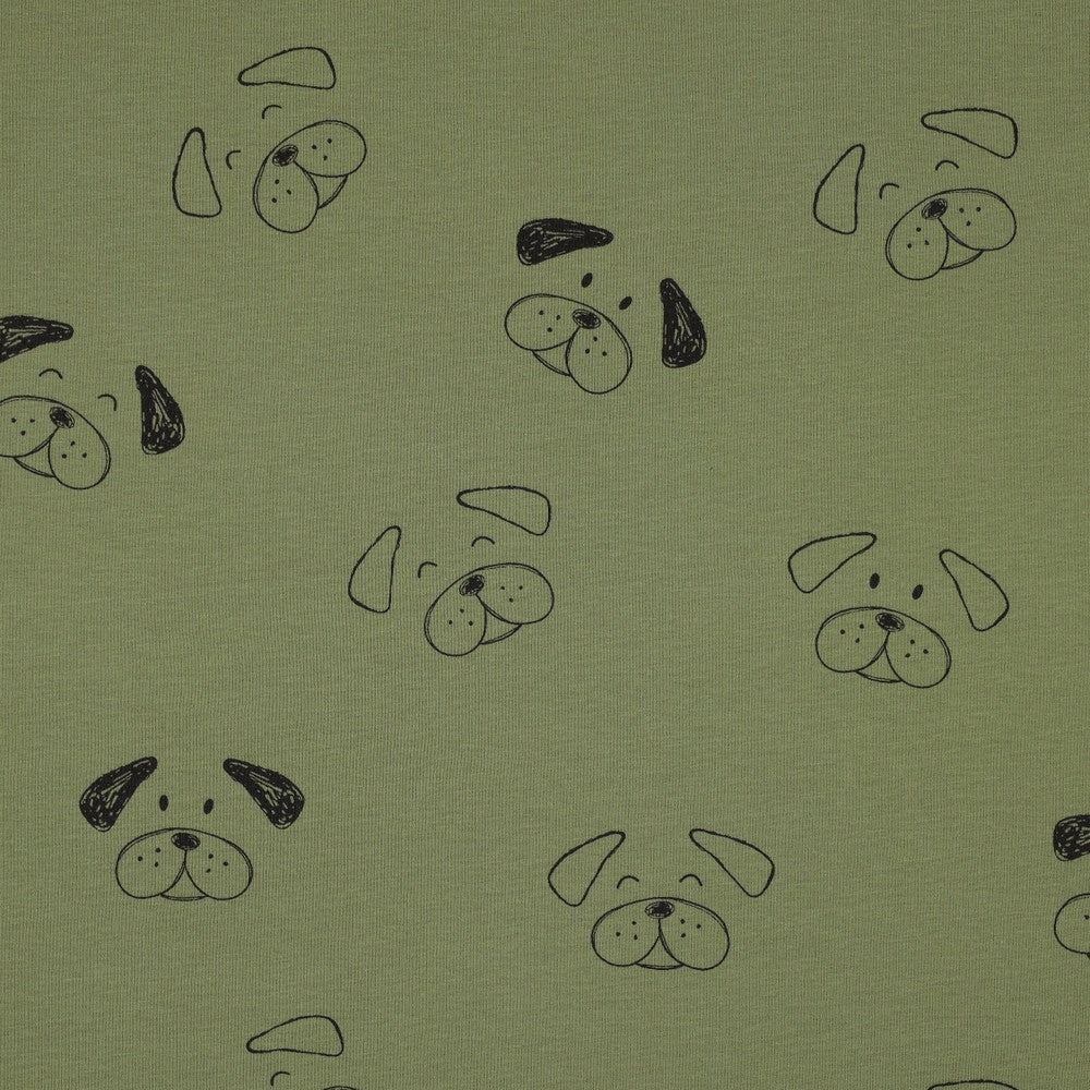 Soft Sweat - Hunde olivegrün
