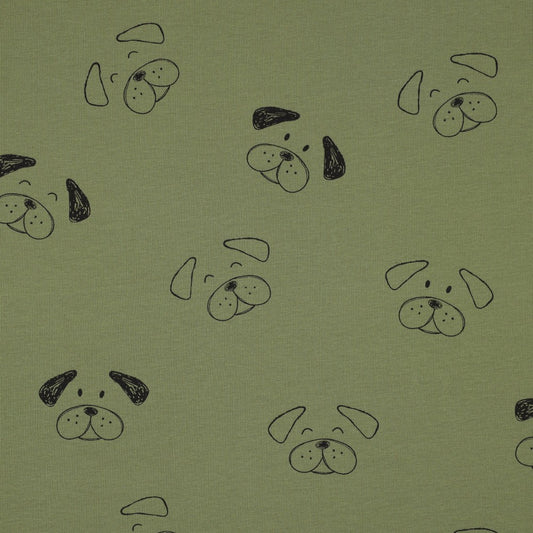 Soft Sweat - Hunde olivegrün