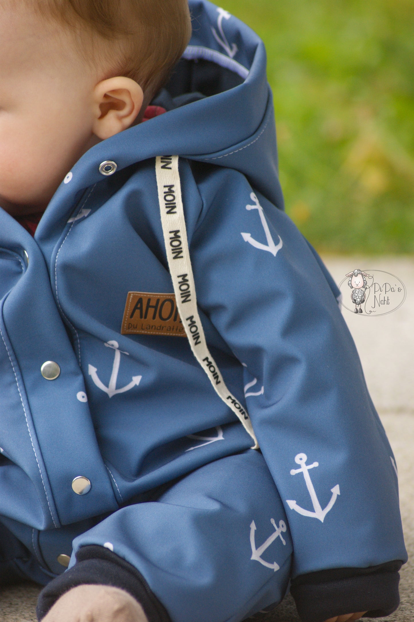 Anker dunkelblau - Softshell -