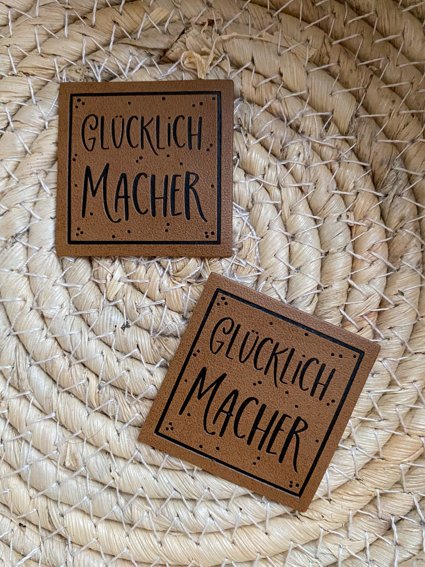 Glücklich Macher - Kunstleder Label