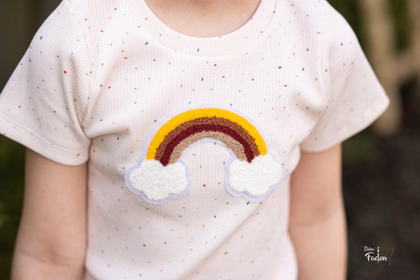 Regenbogen & Wolken - Chenille Patch