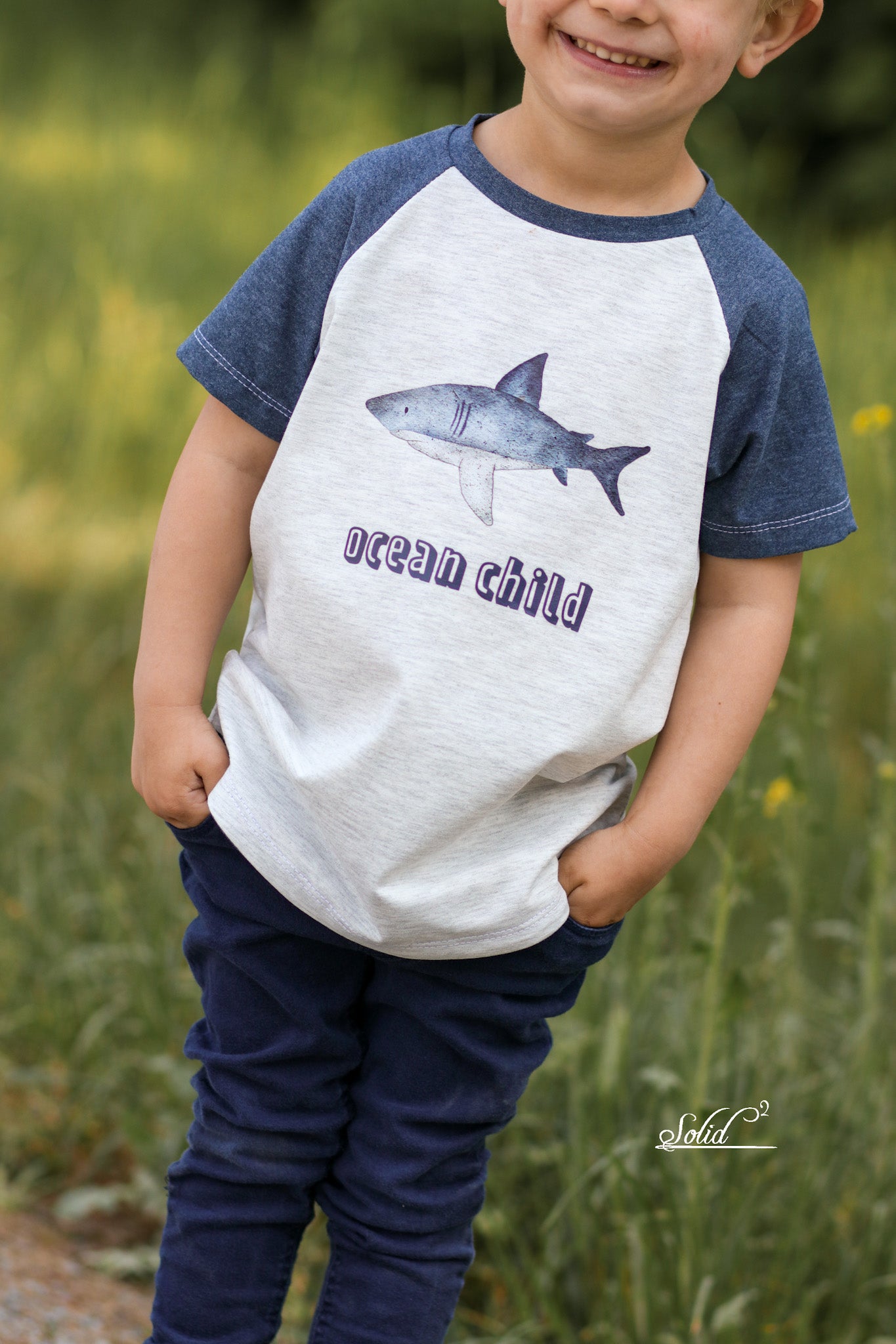 Ocean Child - Bügelbild groß