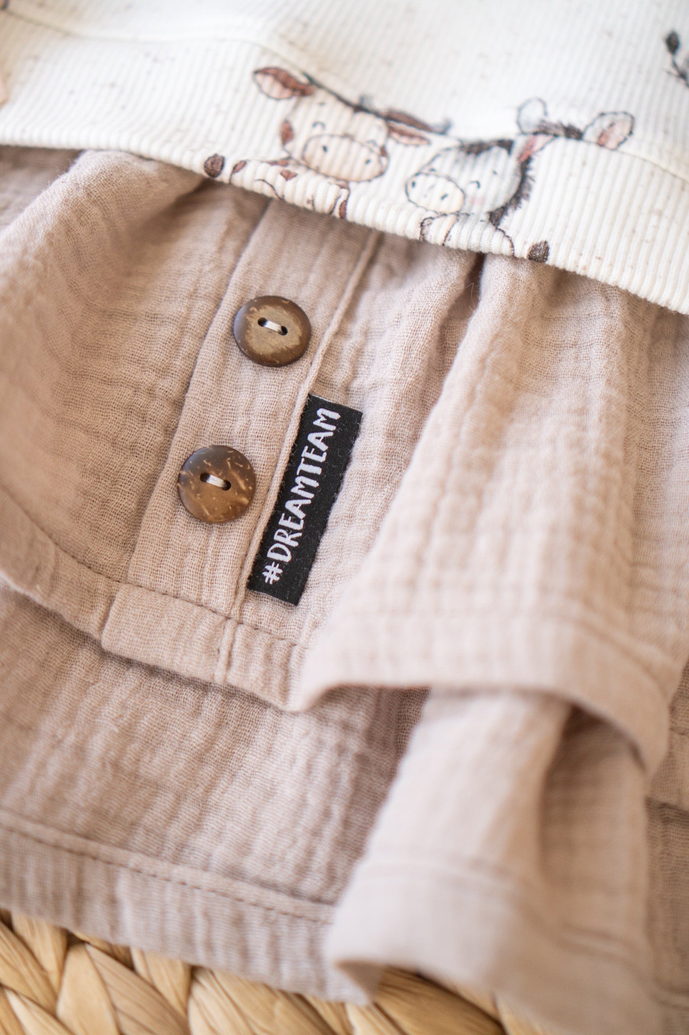 Freunde Esel & Kuh - Rib Jersey