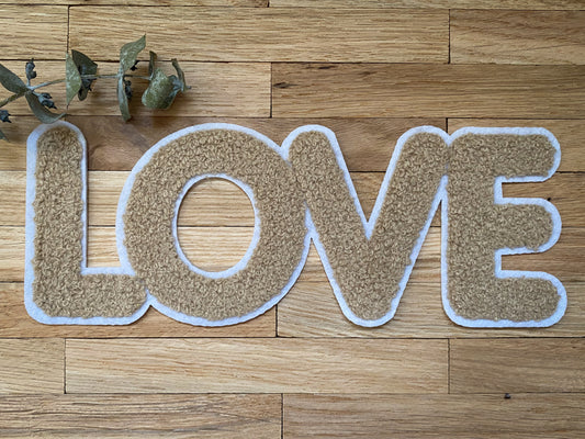 LOVE - Chenille Patch