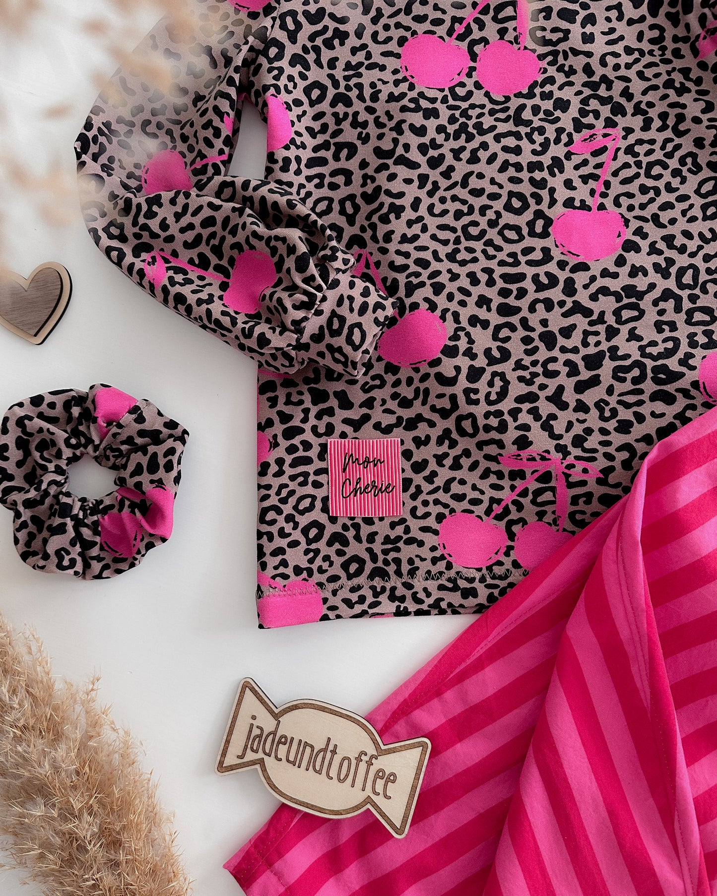LEO Kirsche beige/pink - Jersey