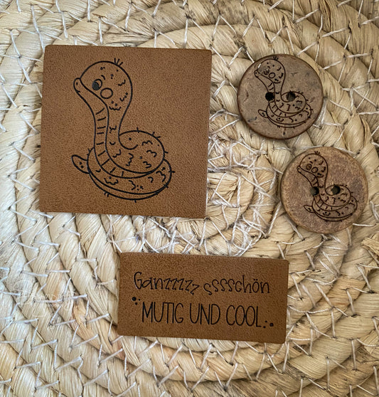 Label Set "Schlange"