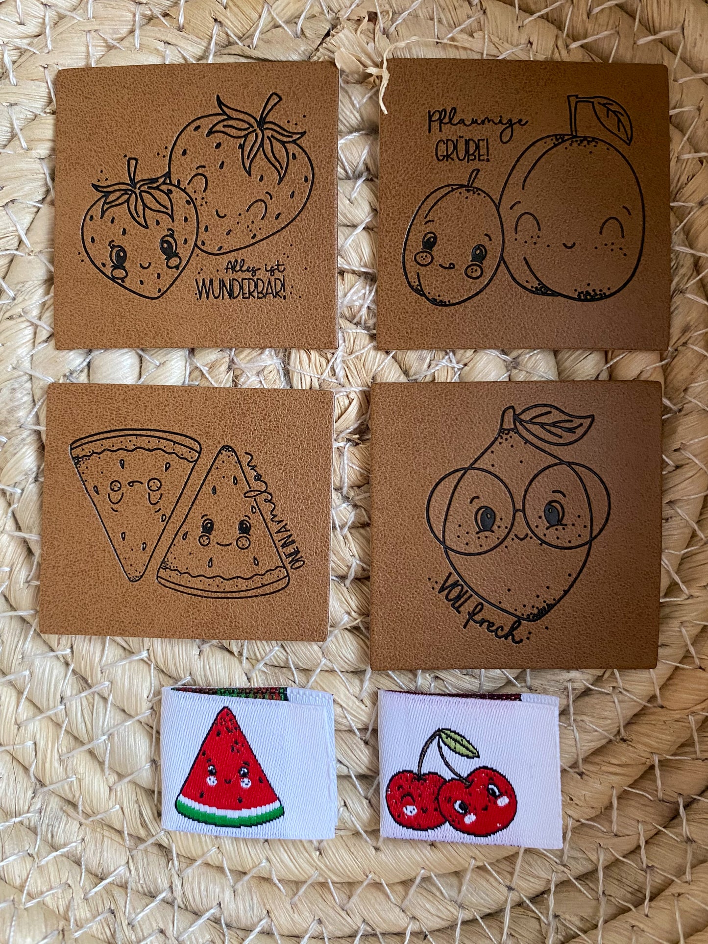 Label Set "Früchte Party"