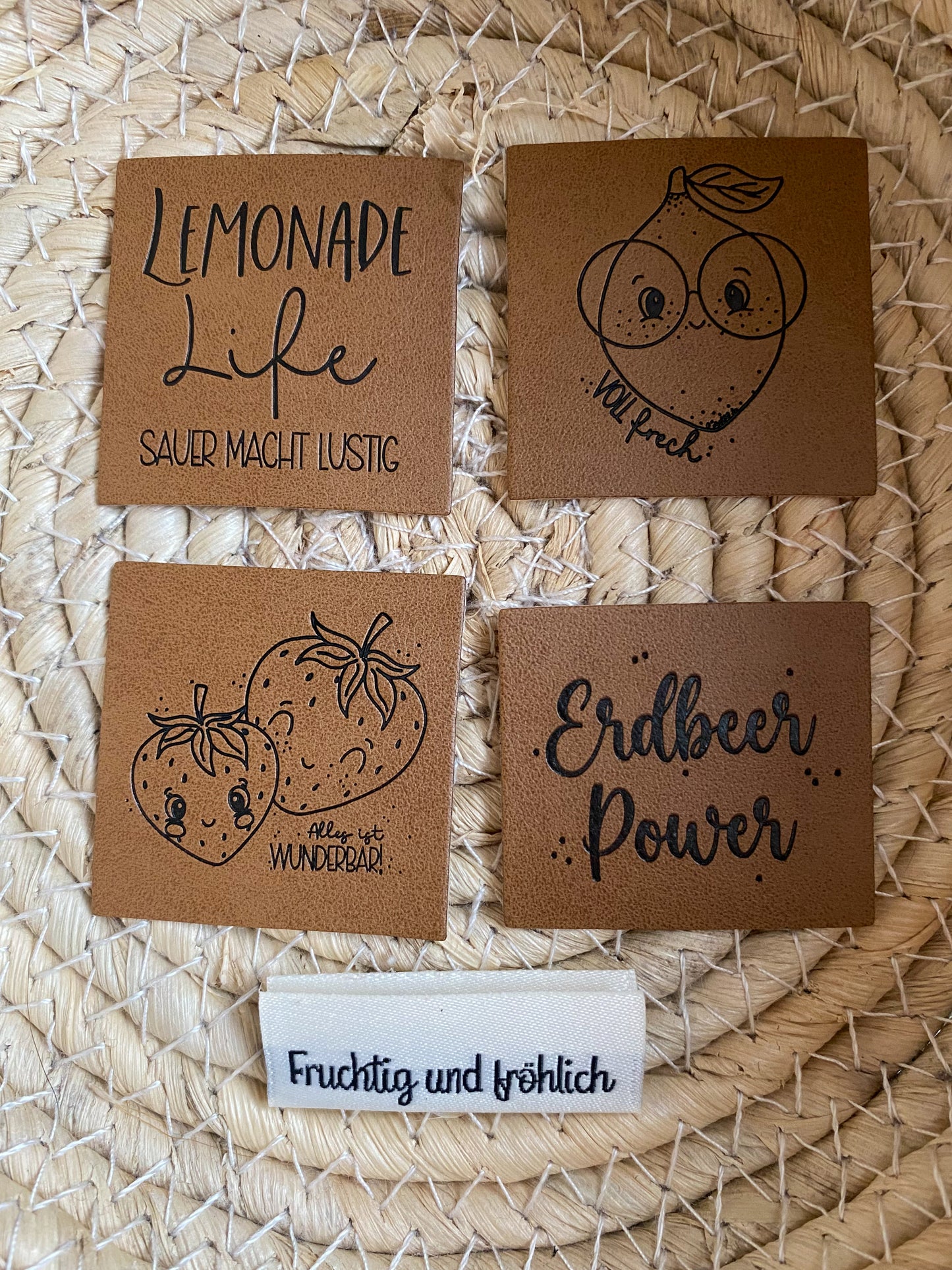 Label Set "Lemon & Strawberry"