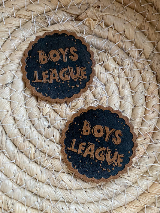 Boys League - Kunstleder Label rund