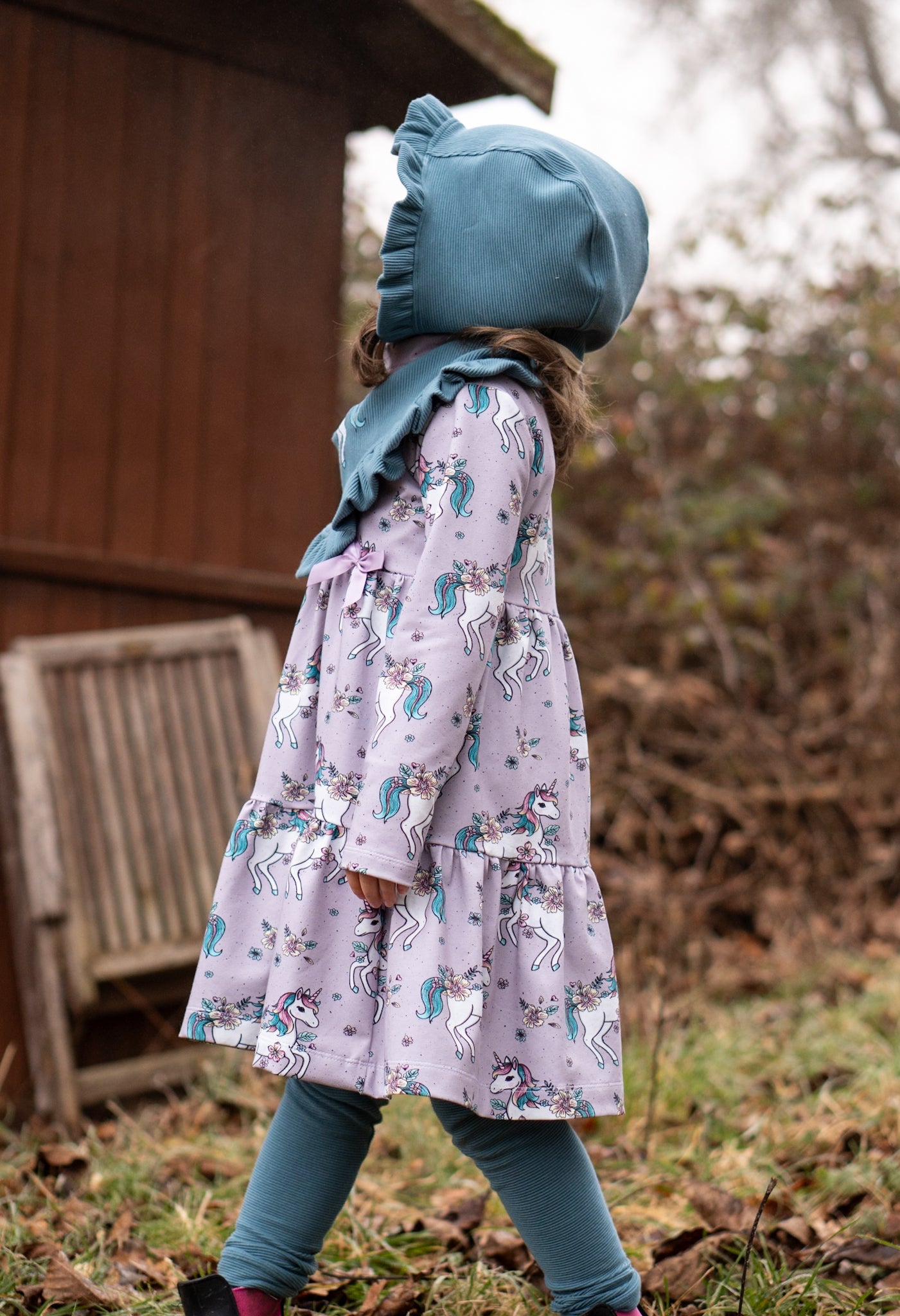 REST 60cm Blooming Unicorn mauve - Jersey