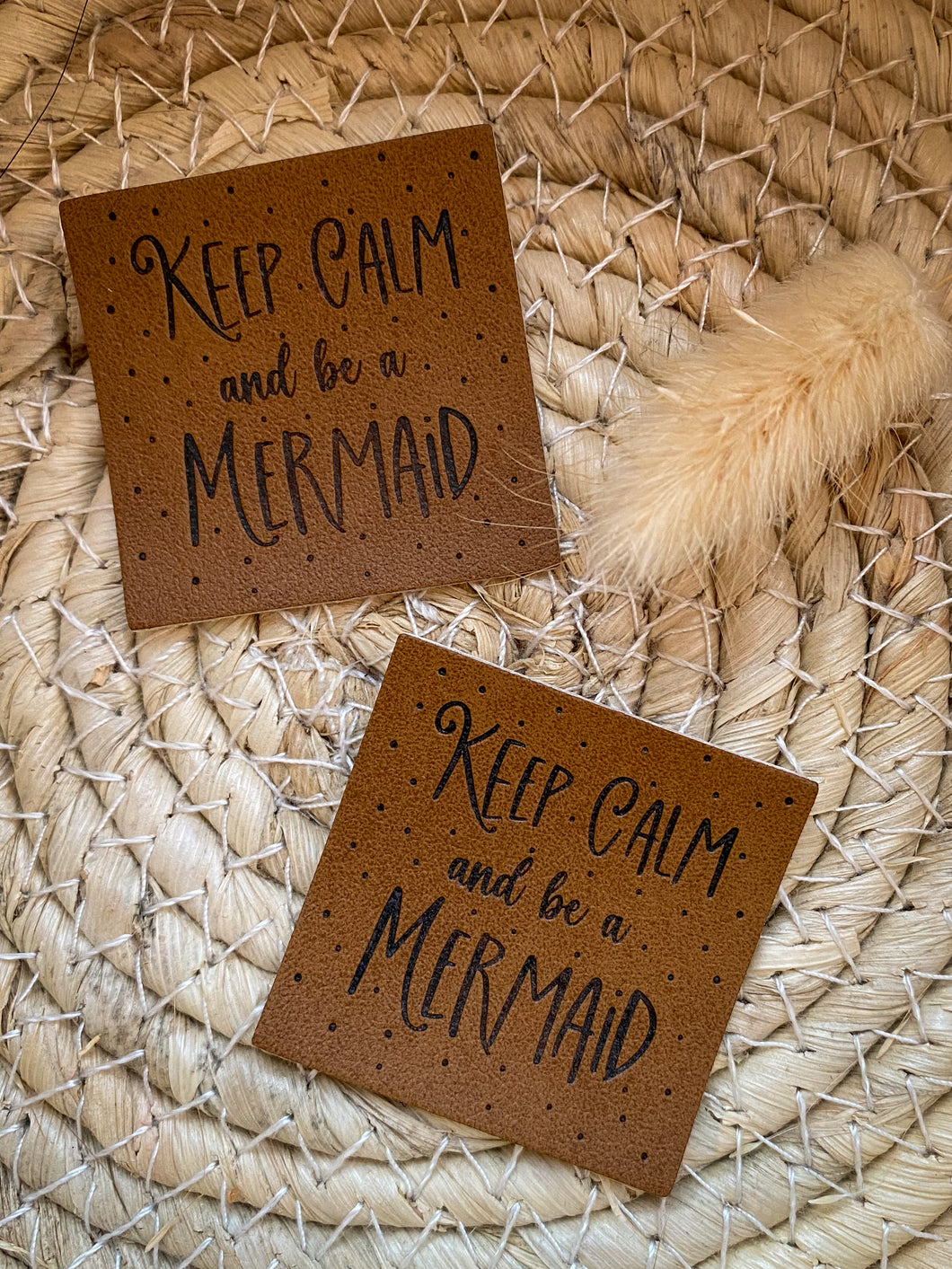 Keep Calm and be a Mermaid - Label