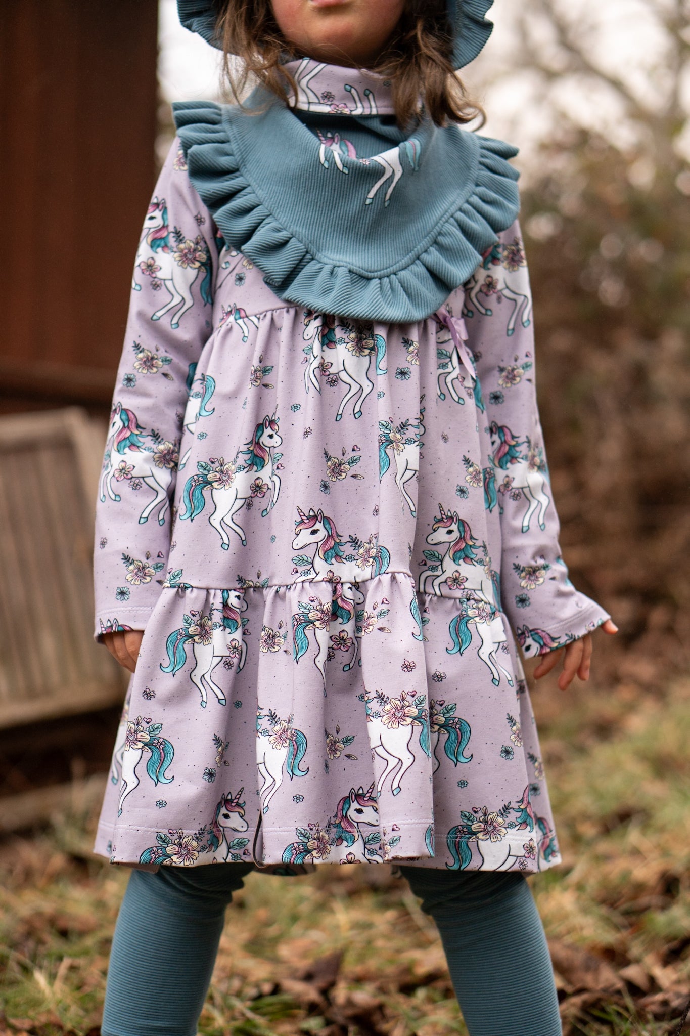 REST 60cm Blooming Unicorn mauve - Jersey