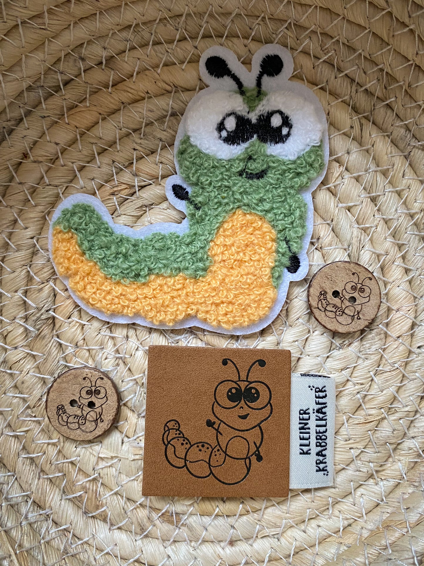 Label Set "kleine Raupe"