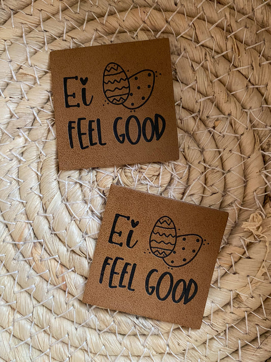 Ei Feel Good - Kunstleder Label