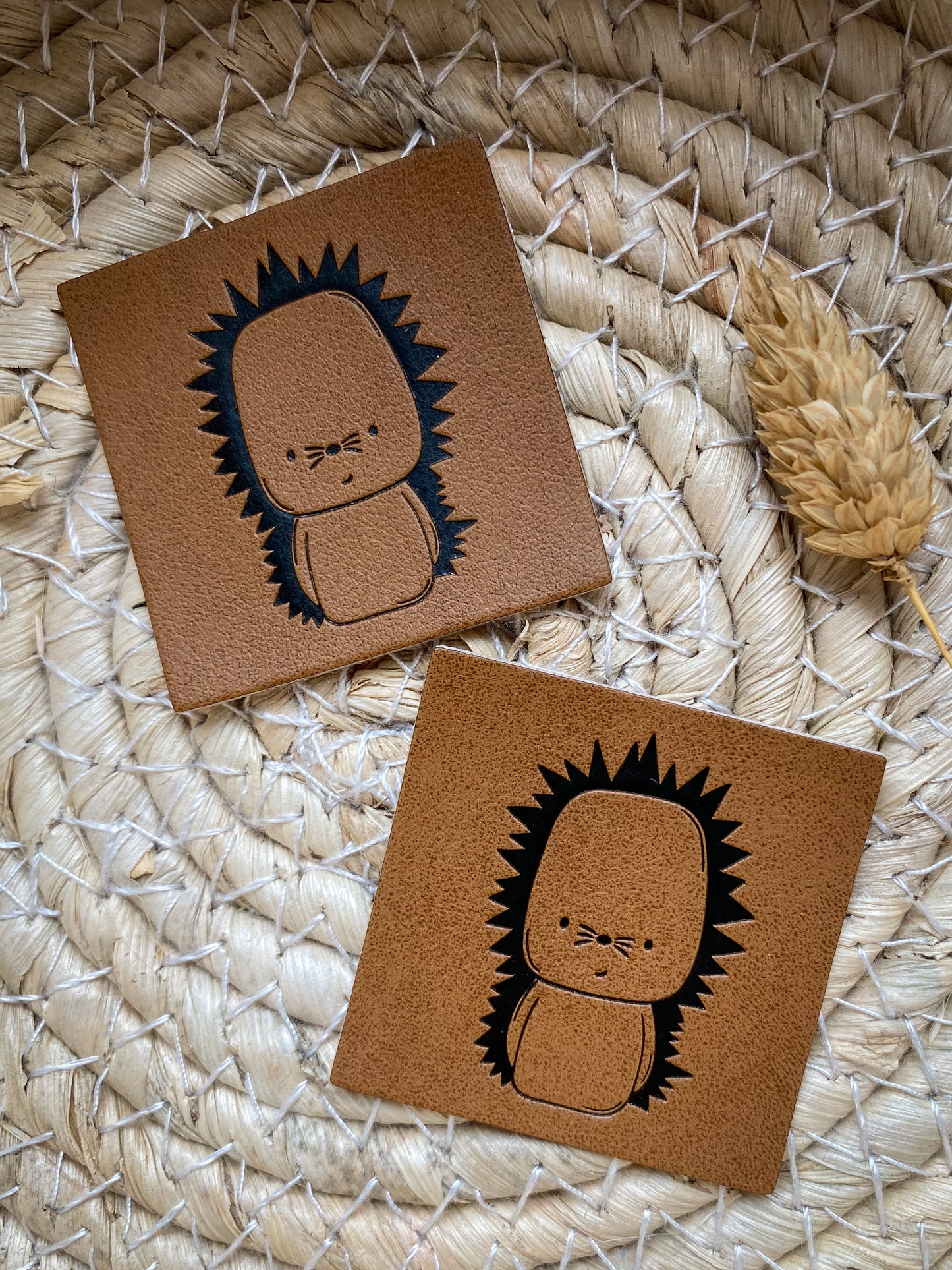 Igelchen - Kunstleder Label