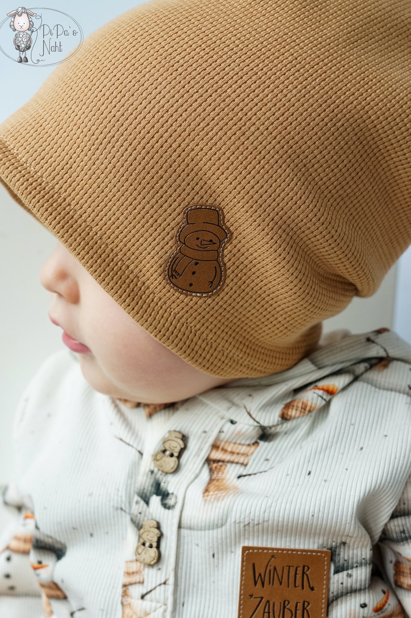 Schneemann Konfetti - Rib Jersey
