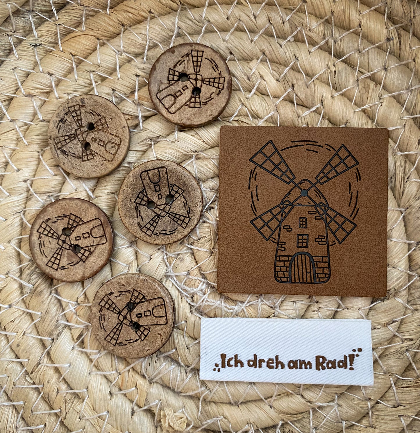 Label Set "Mühle"