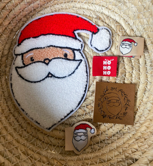 Label Set "Weihnachtsmann"