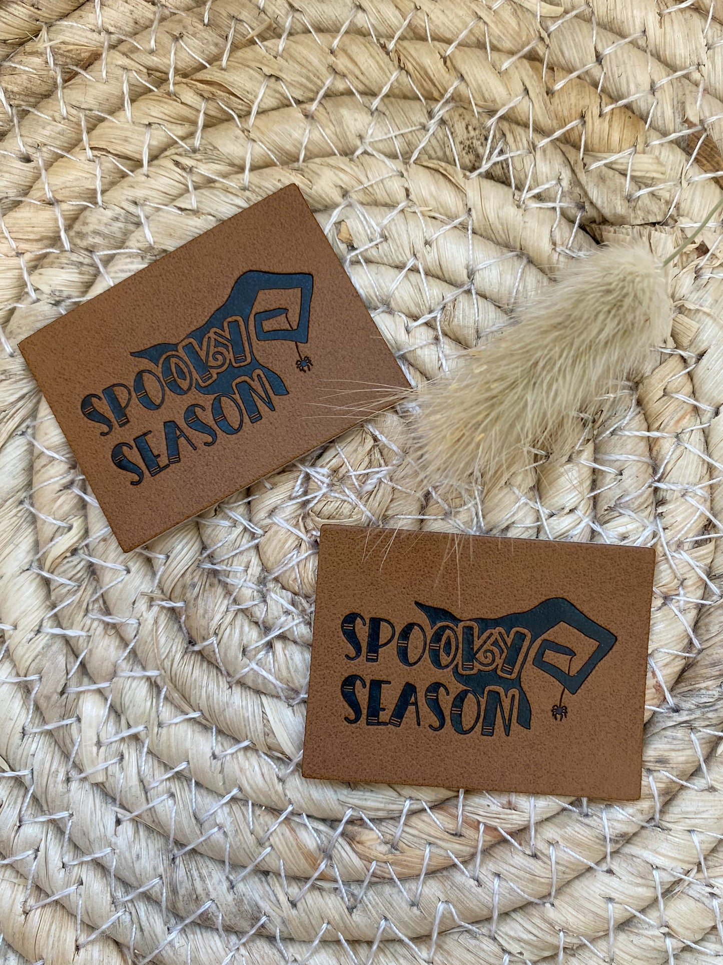 Spooky Season - Kunstleder Label