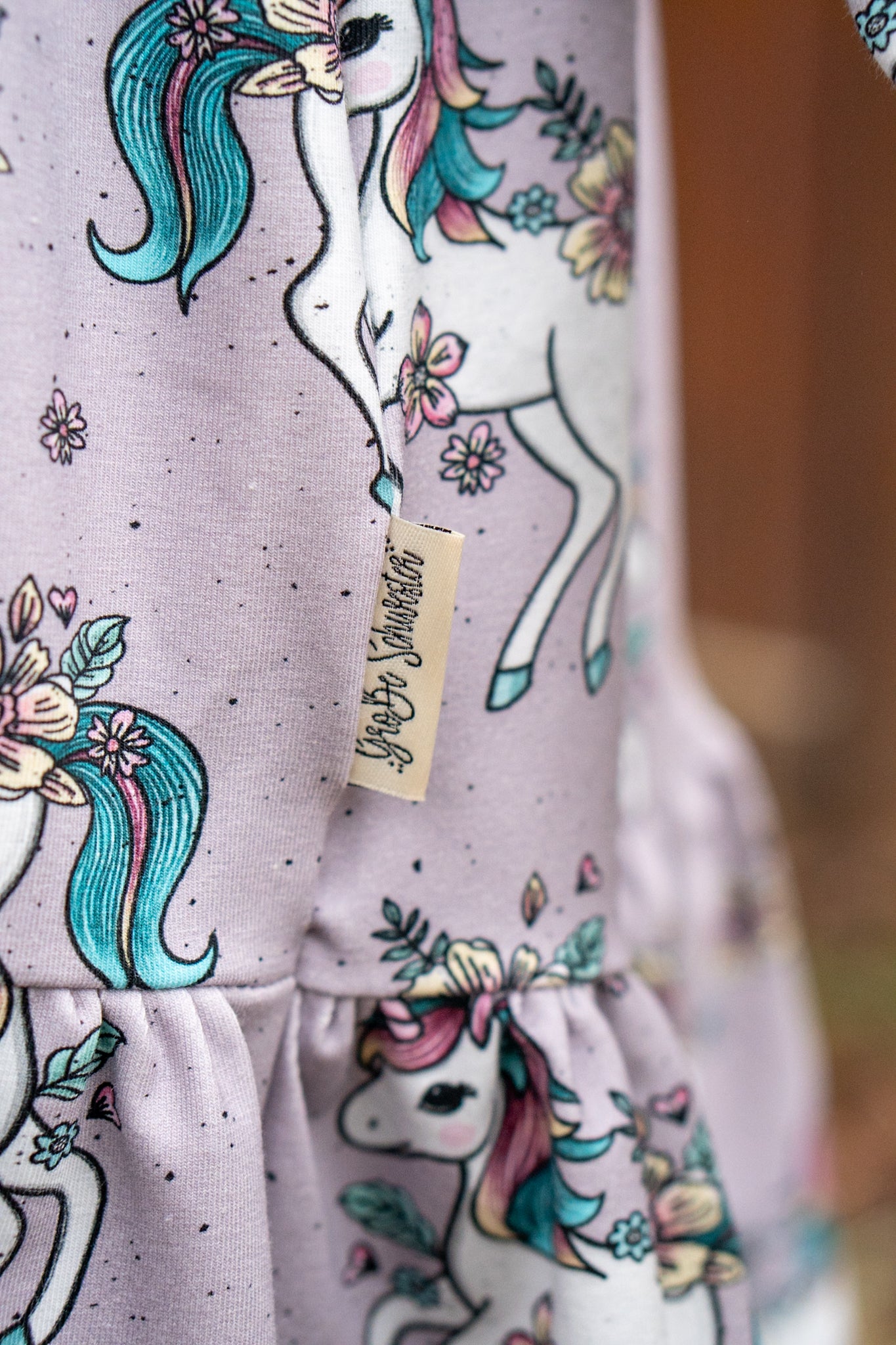 REST 60cm Blooming Unicorn mauve - Jersey