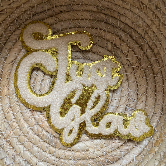 Just Glow - Chenille Patch
