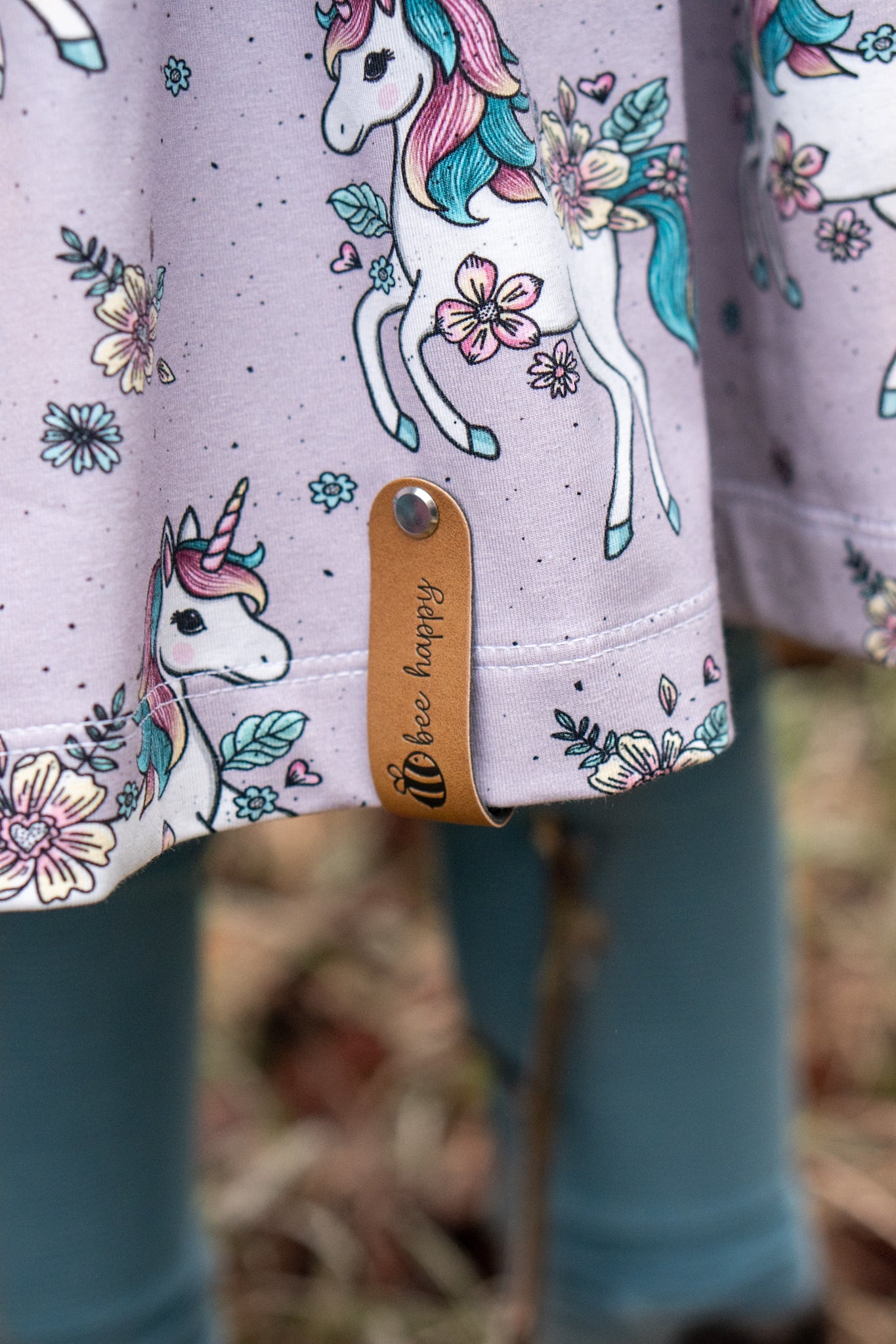 REST 60cm Blooming Unicorn mauve - Jersey