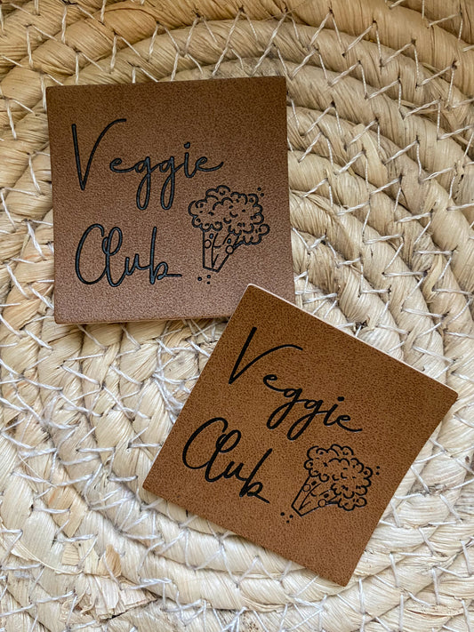 Veggie Club - Kunstleder Label