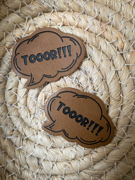 TOOOR!!! - Kunstleder Label