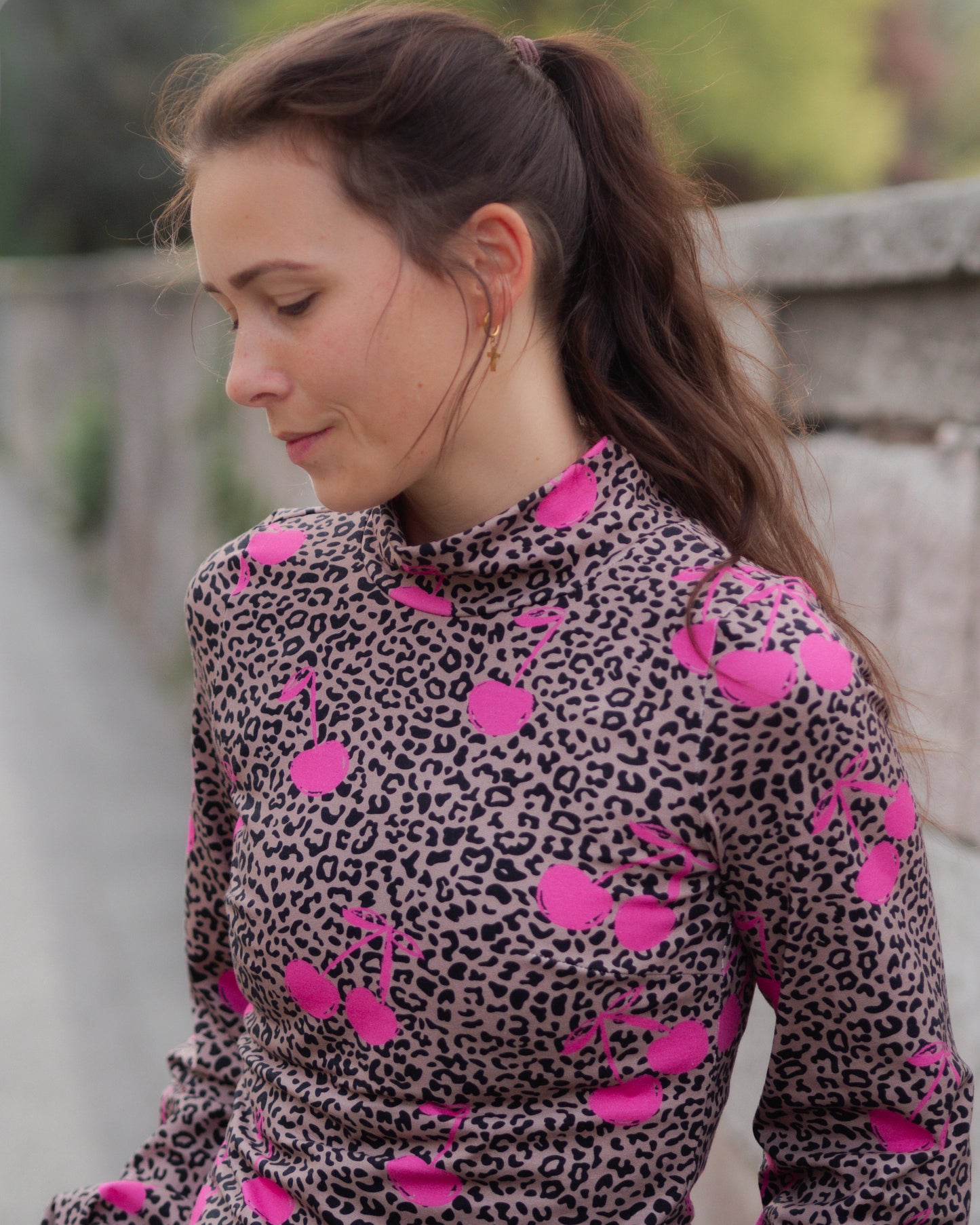 LEO Kirsche beige/pink - Jersey