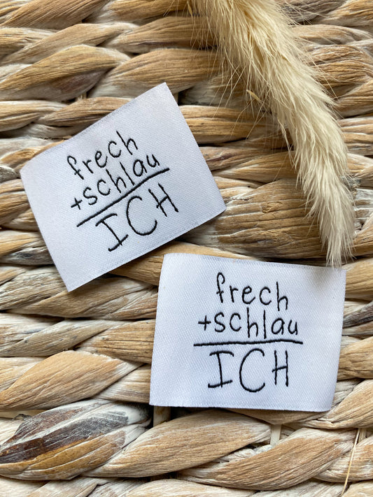 Frech + Schlau = ICH - Web Label