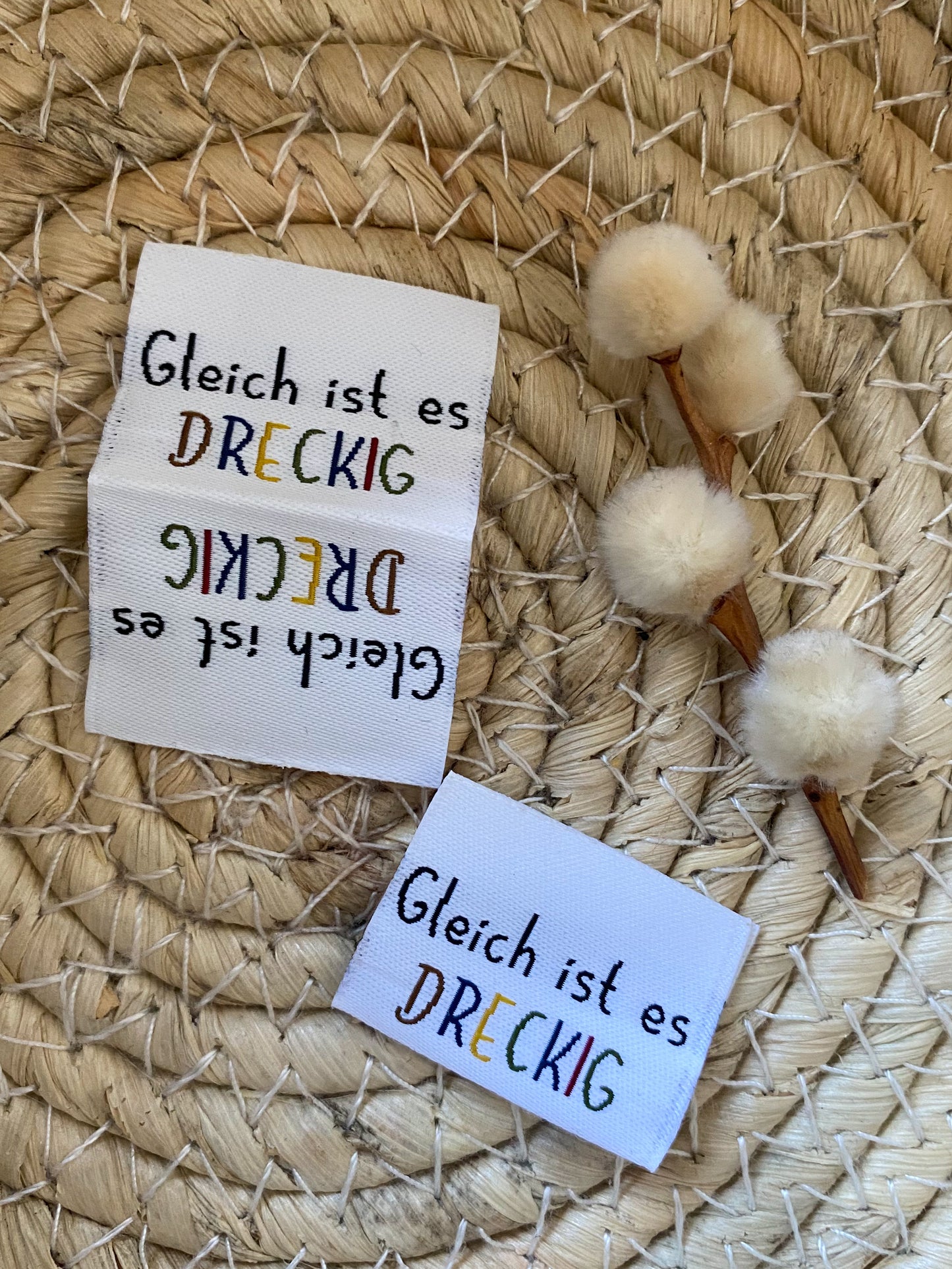 Gleich ist es DRECKIG bunt - Web Label