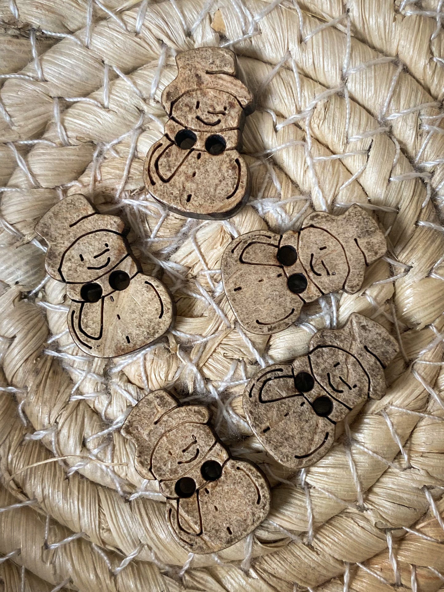 Knopf Schneemann (Form)