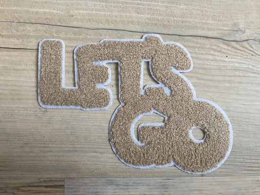 Lets Go - Chenille Patch