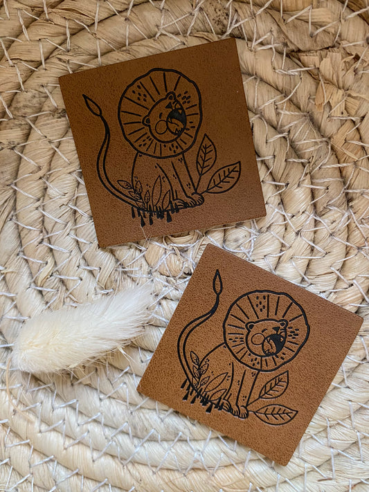 Roary Löwe - Kunstleder Label