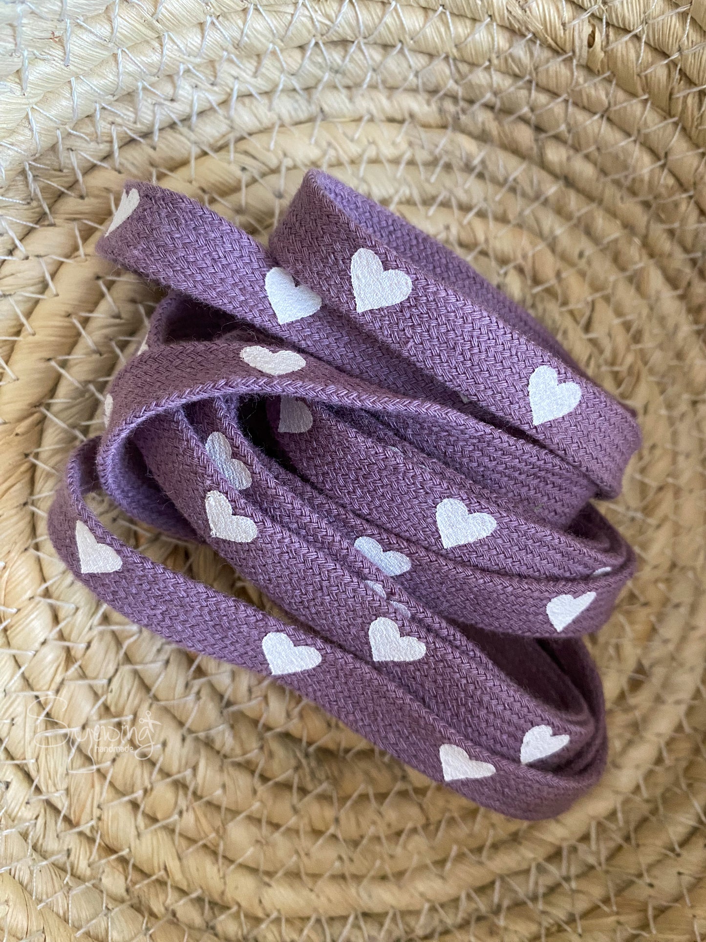 Kordel Herzen mauve