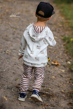 Lade das Bild in den Galerie-Viewer, Stripes rust/cream - Jersey
