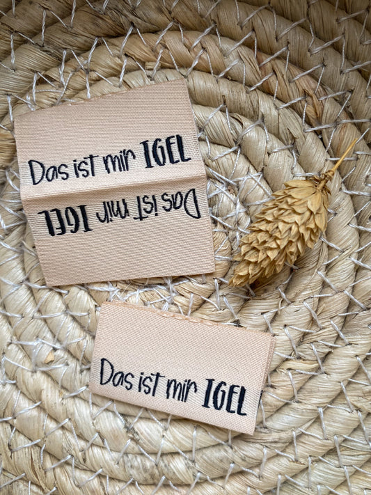 Das ist mir IGEL - Web Label