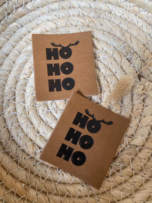 Ho Ho Ho - Kunstleder Label
